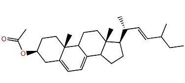27-Nor-24-methylcholesta-5,7,22-trien-3b-yl acetate